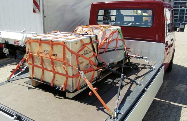 Ladungssicherung bei Lastwagen unzureichend