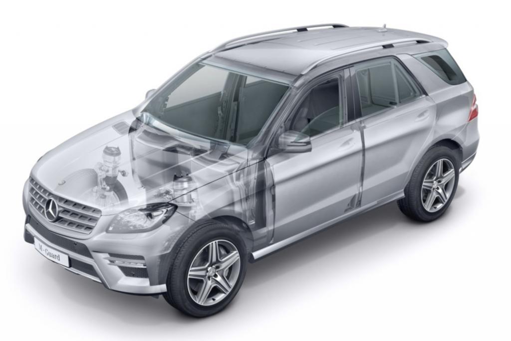 Mercedes M-Klasse Guard - Sicher auf allen Vieren