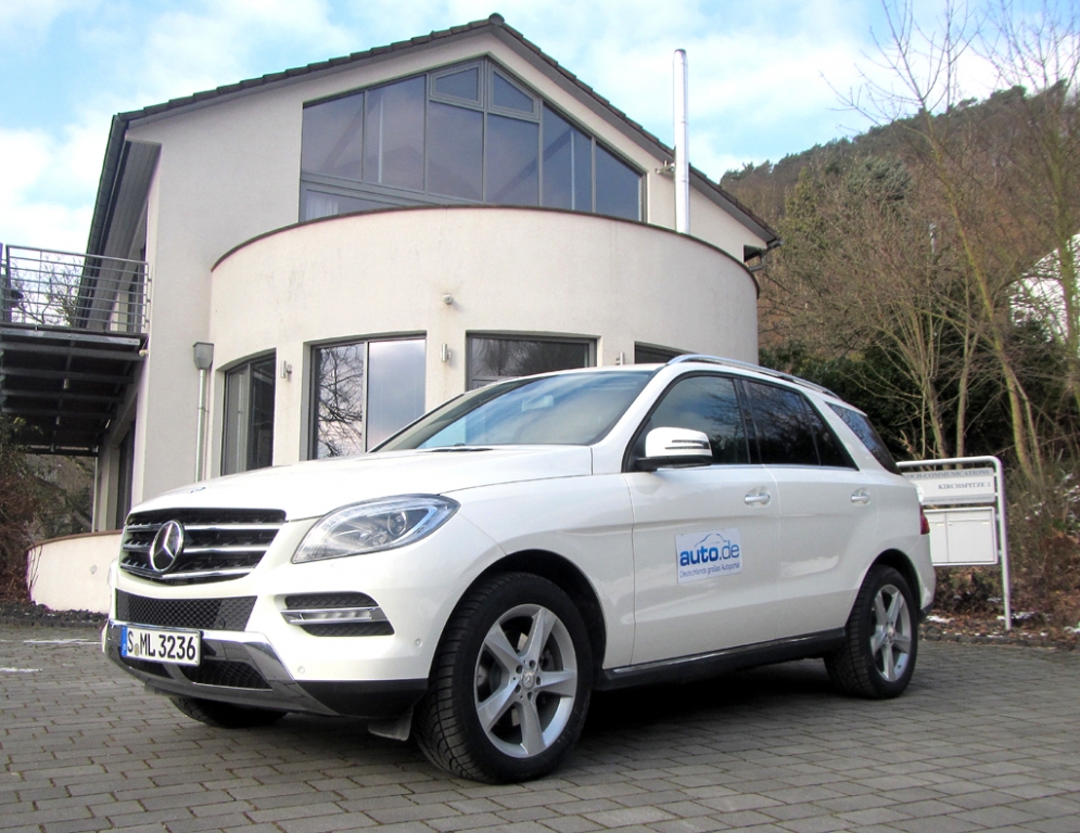 Mercedes M-Klasse, hier als ML 350 Bluetec 4Matic mit 190/258 kW/PS. Fotos: Grebe