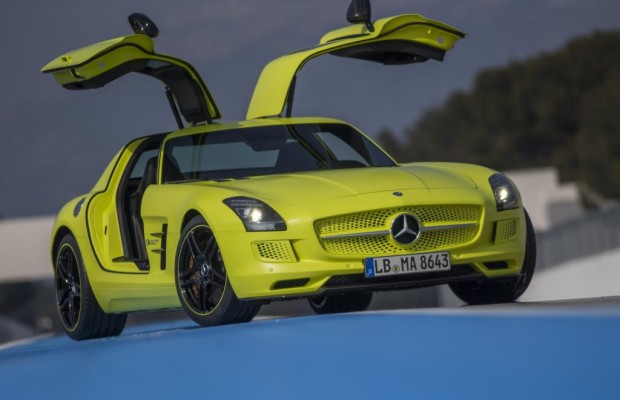 Mercedes SLS electric drive - Vorsicht, Hochspannung