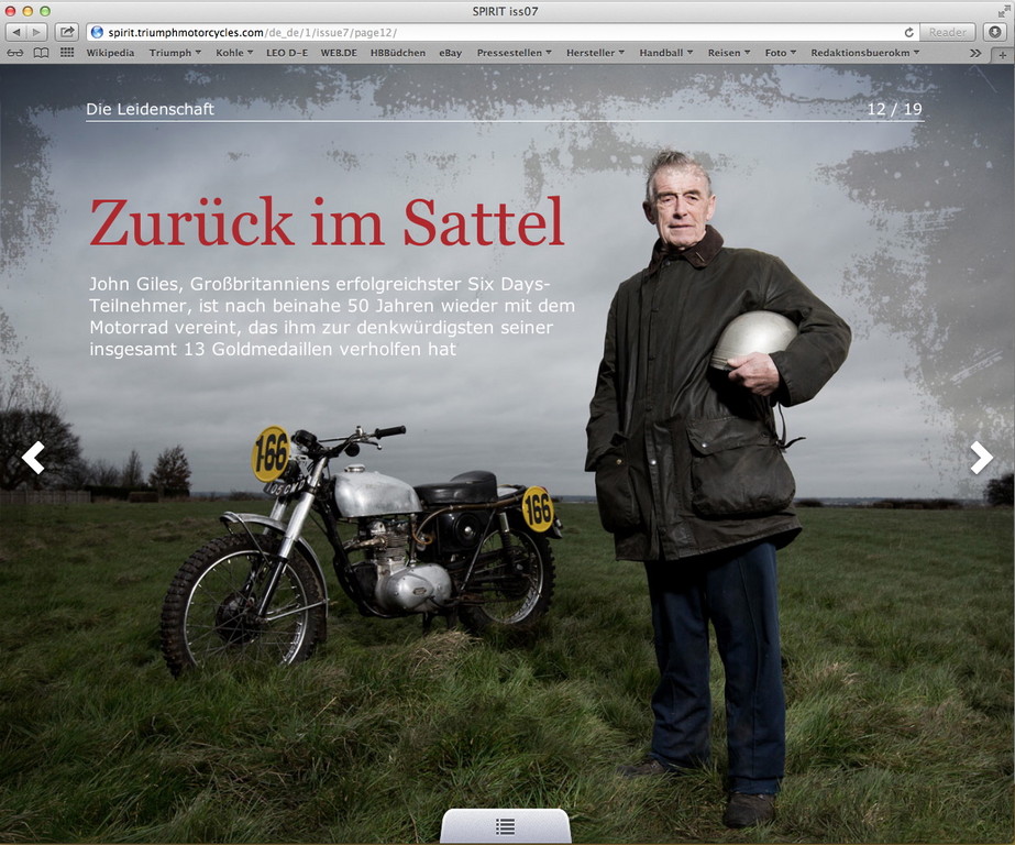 Neue Ausgabe des Triumph-Magazins ist online