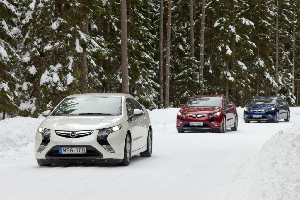 Opel Ampera - Wenn rechts und links die Ostsee knirscht