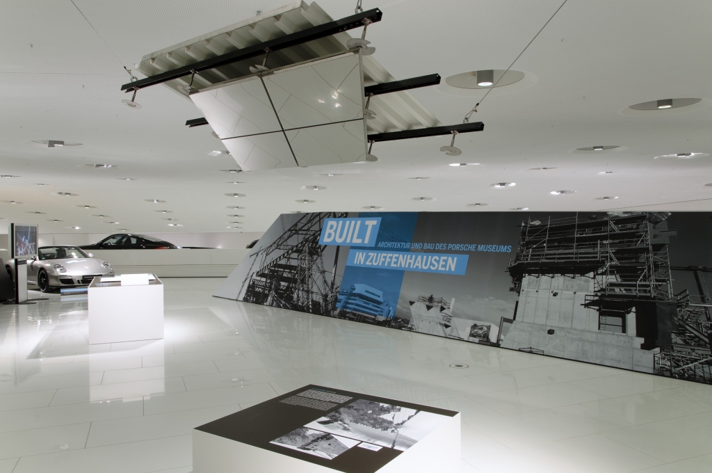Porsche-Museum: Sonderausstellung zu Bau und Architektur des Porsche-Museums