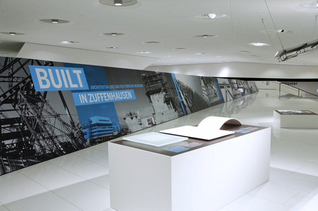 Porsche-Museum: Sonderausstellung zu Bau und Architektur des Porsche-Museums
