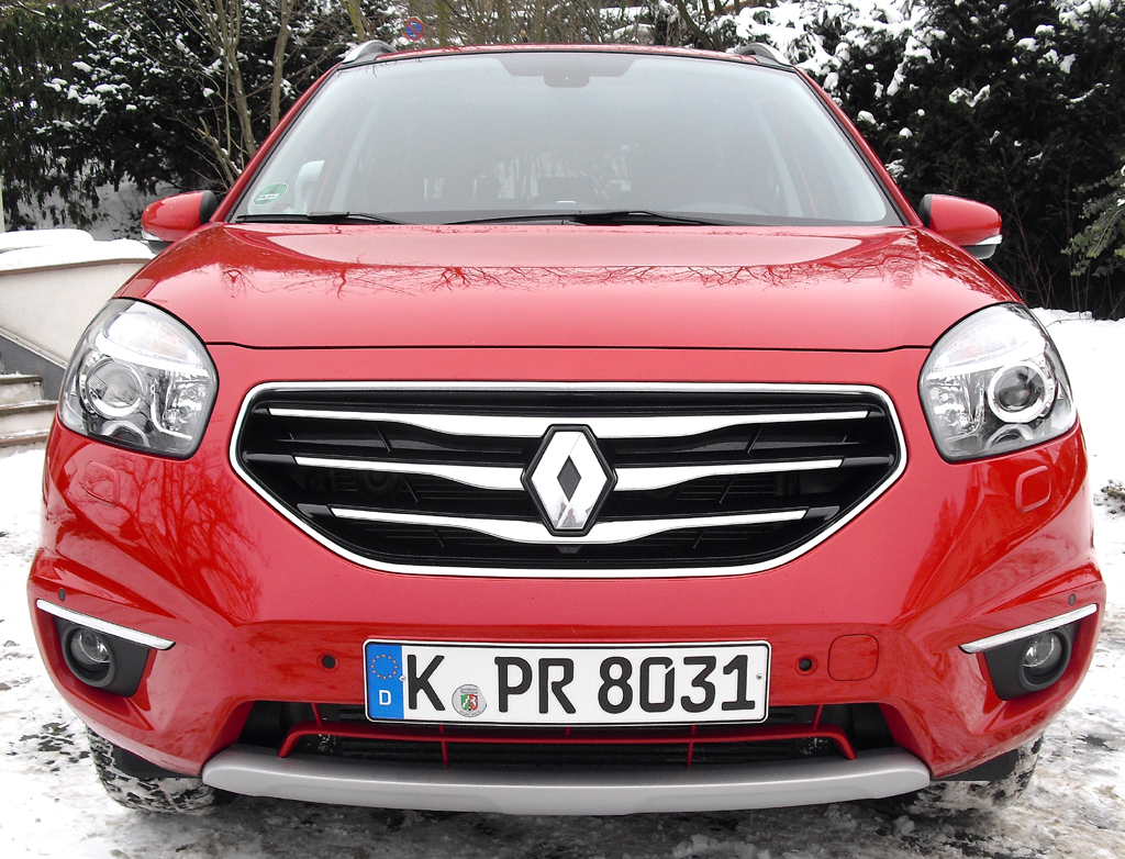 Renault Koleos: Blick auf die Frontpartie. 