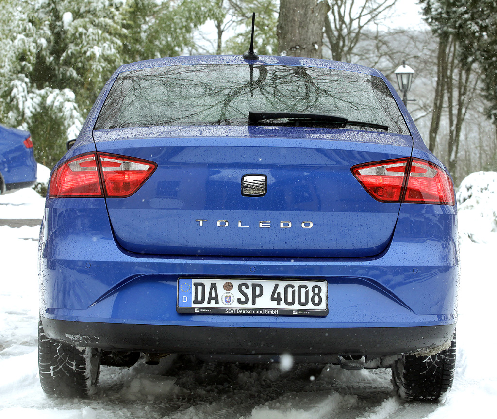 Seat Toledo: Blick auf die Heckpartie. 
