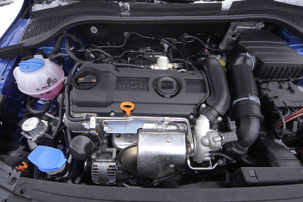 Seat Toledo: Blick unter die Haube. 