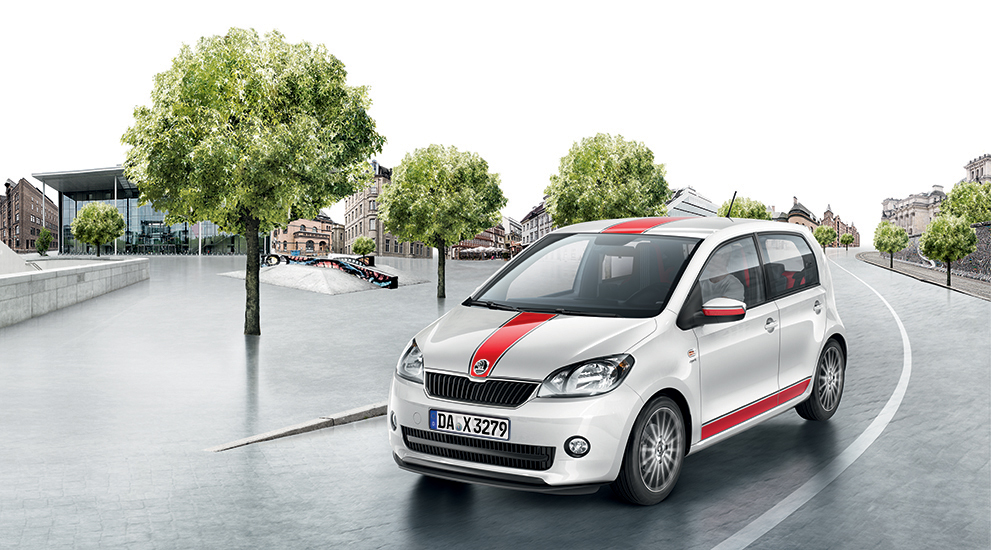 Skoda Citigo Sport: Stadtflitzer mit auffälliger Folierung