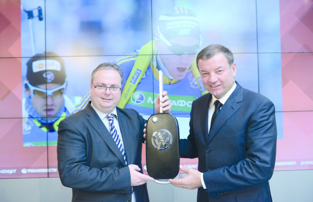 Volkswagen ist Partner der Russischen Biathlonunion