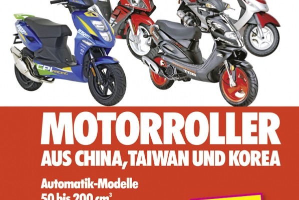 auto.de-Buchtipp: Motorroller aus China, Taiwan und Korea – Automatik-Modelle; 50 bis 200 ccm