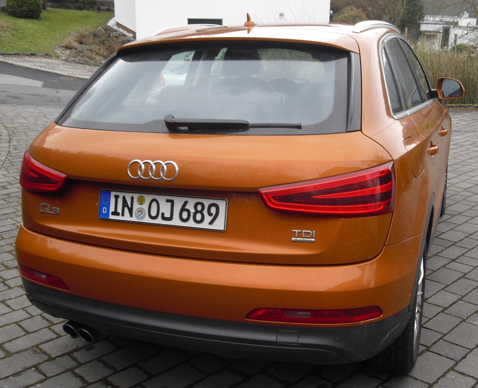 Audi Q3: Blick auf die Heckpartie.