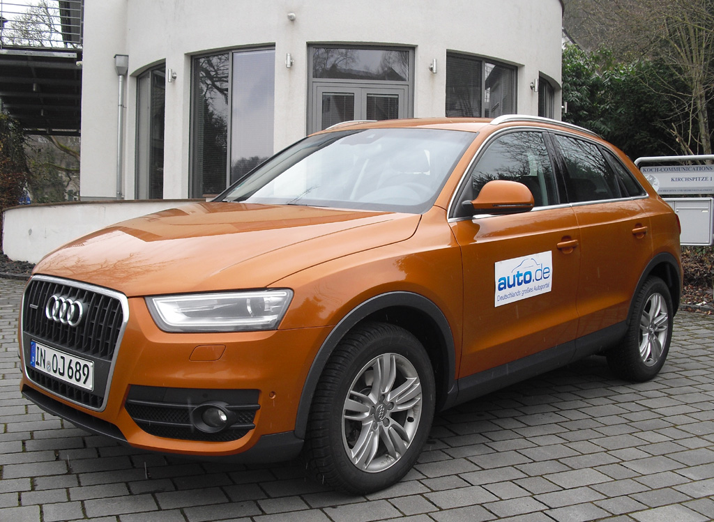 Audi Q3, hier als Quattro-Spitzendiesel mit 130/177 kW/PS. Fotos: Koch