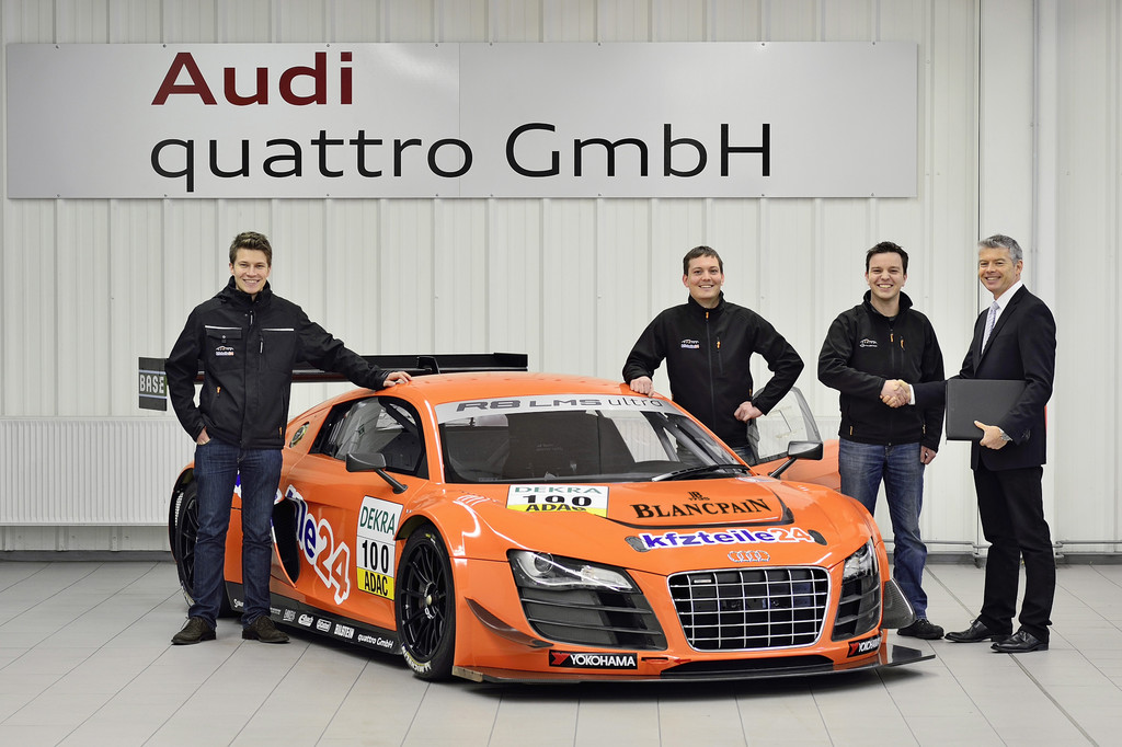 Audi liefert 100. Kunden-Rennwagen aus