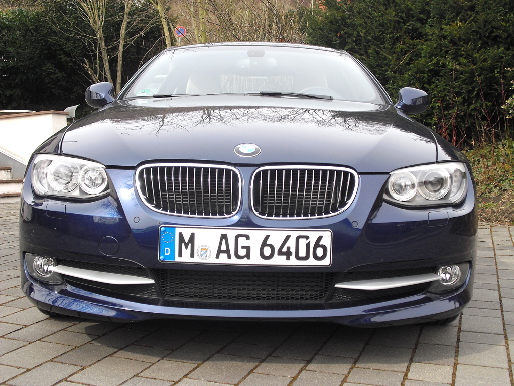 BMW 3er Coupé: Blick auf die Frontpartie.