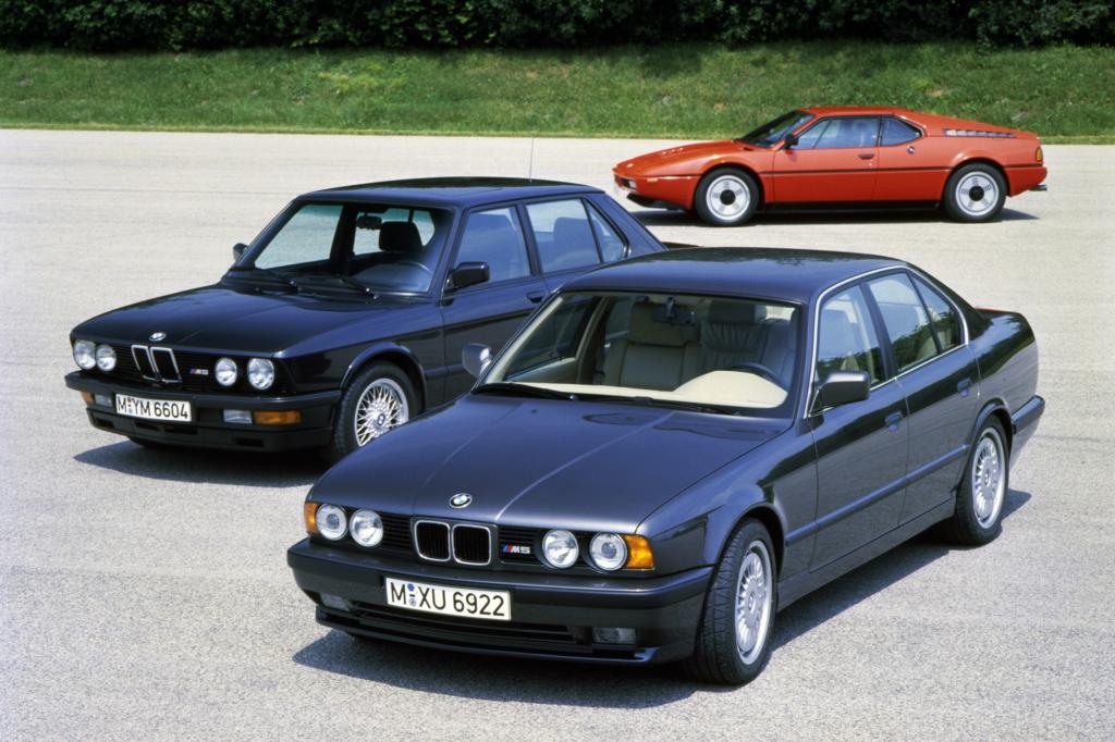 BMW M5 E28 und M5 E34 und M1