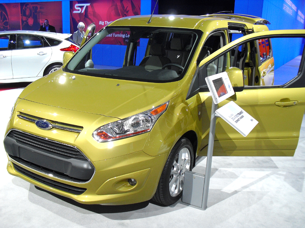 Der neue Transit Connect von Ford bei der Autoschau in New York. 