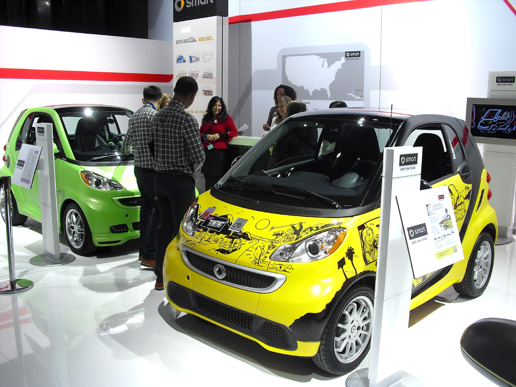 Die Mercedes-Tochter Smart hat in New York den aktuellen Elektro-Fortwo präsentiert. 