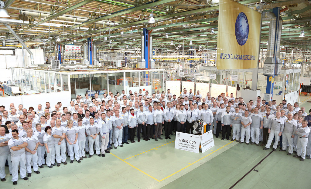 Fiat produziert fünfmillionsten 1.3-Multijet-Motor