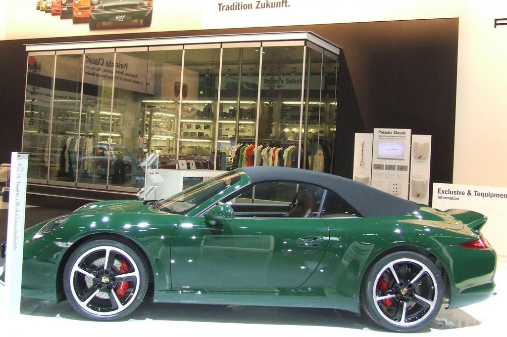 Größtenteils dominiert die Sportwagen-Ikone Porsche 