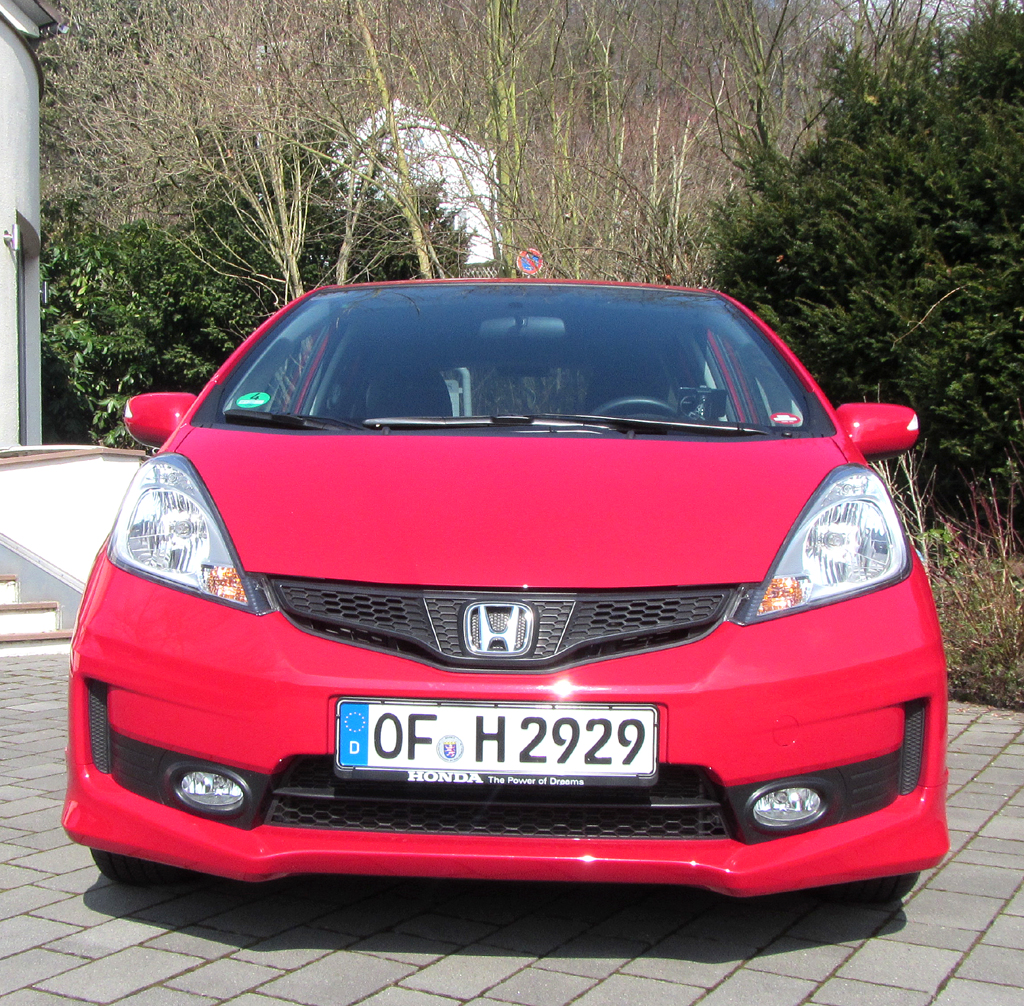 Honda Jazz: Blick auf die Frontpartie. 