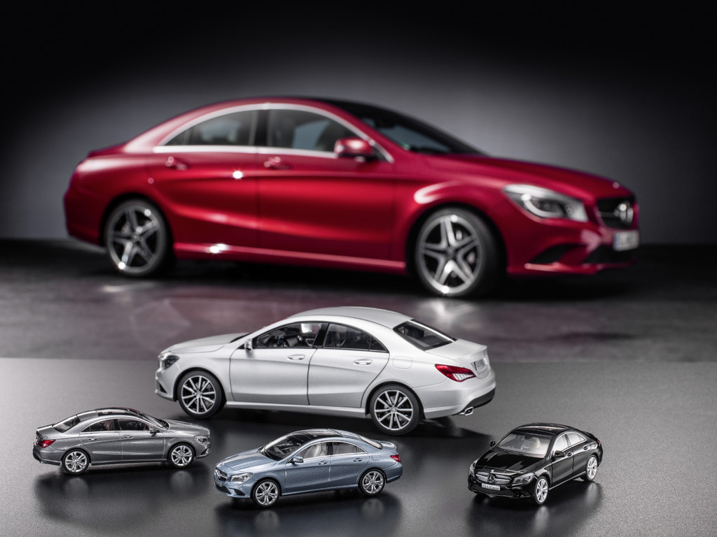Mercedes-Benz CLA jetzt auch als Modellauto
