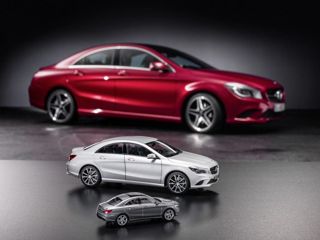 Mercedes-Benz CLA jetzt auch als Modellauto