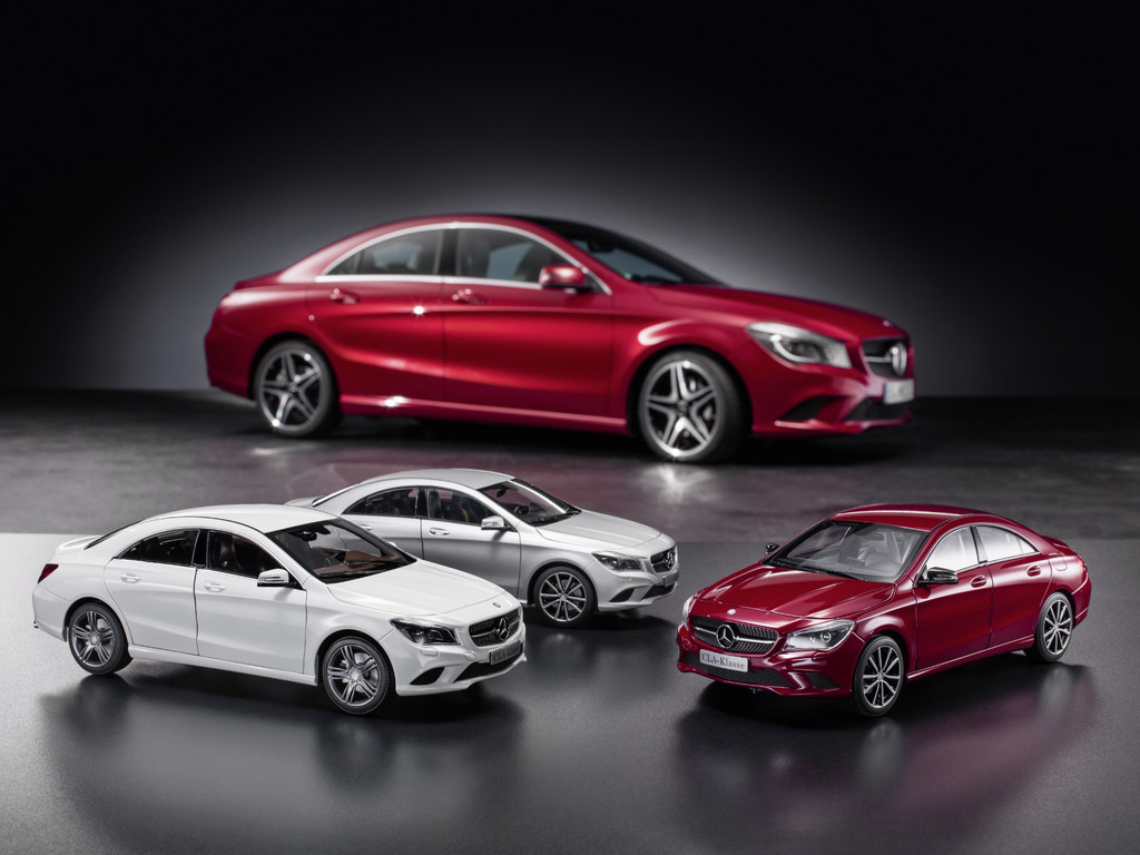 Mercedes-Benz CLA jetzt auch als Modellauto