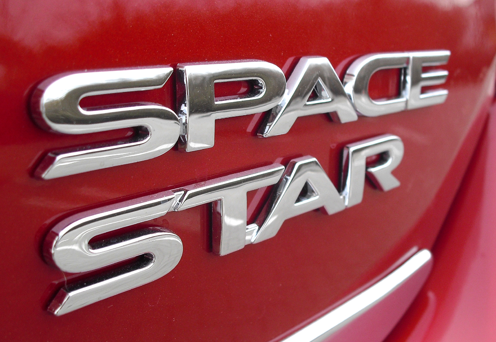 Mitsubishi Space Star: Modellschriftzug auf der Heckklappe. 