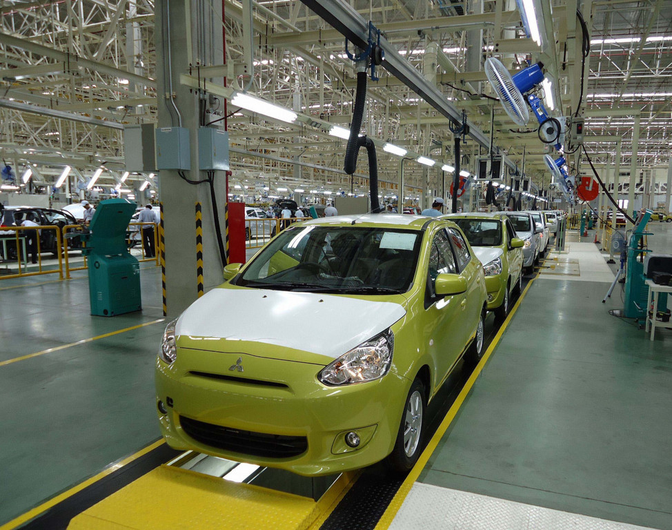 Mitsubishi baut globales Produktions-Drehkreuz in Thailand aus