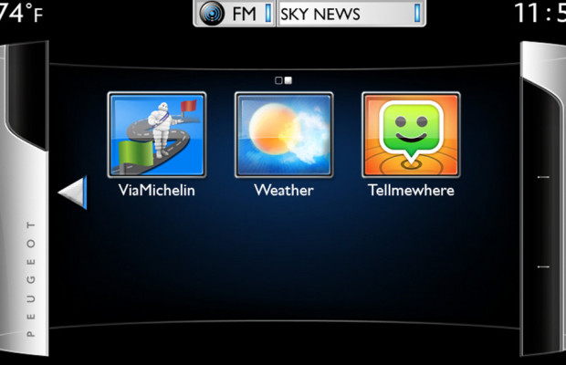 Peugeot Connect Apps mit Vertrag buchbar