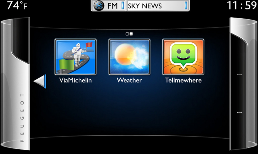 Peugeot Connect Apps mit Vertrag buchbar