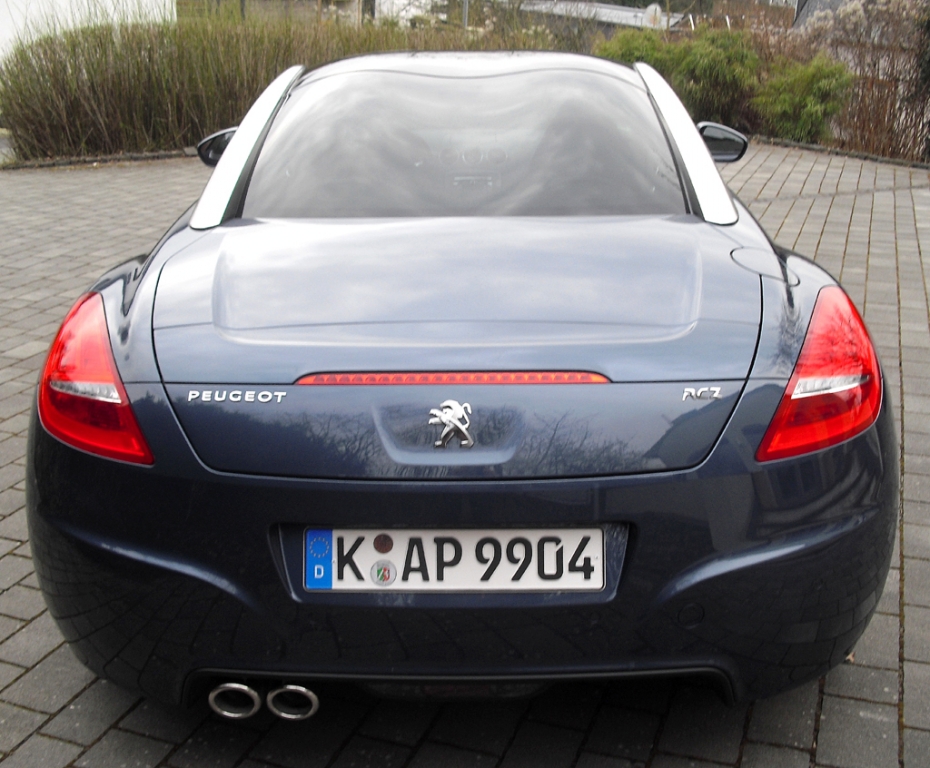 Peugeot RCZ: Blick auf die Heckpartie.