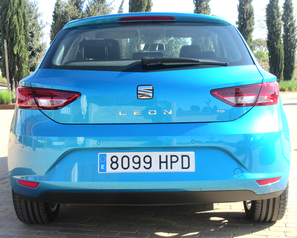 Seat León SC: Blick auf die Heckpartie. 