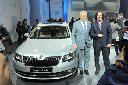 Shanghai 2013: Modellpflege beim Skoda Superb