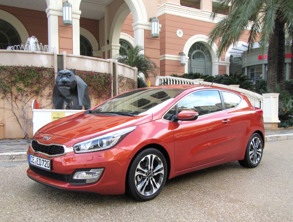Sportliche Kompaktmodell-Variante: Kia Pro Cee'd. Fotos: Grebe