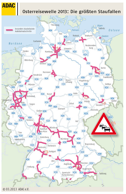 Stauprognose: Jetzt kommt die Oster-Rück-Reisewelle