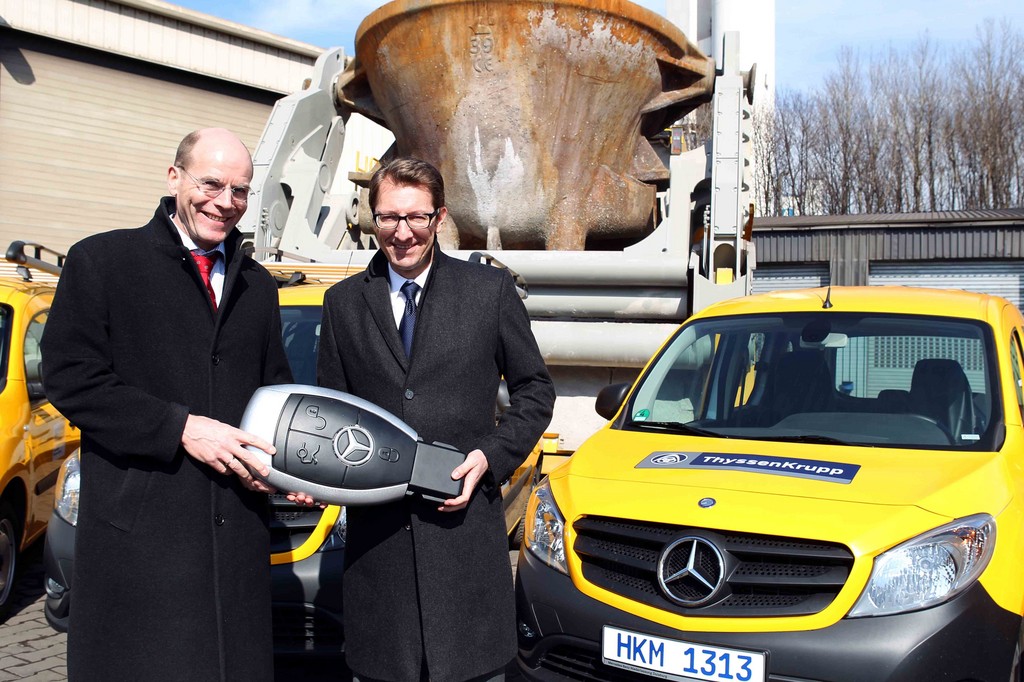 Thyssen Krupp setzt auf Mercedes-Benz Citan