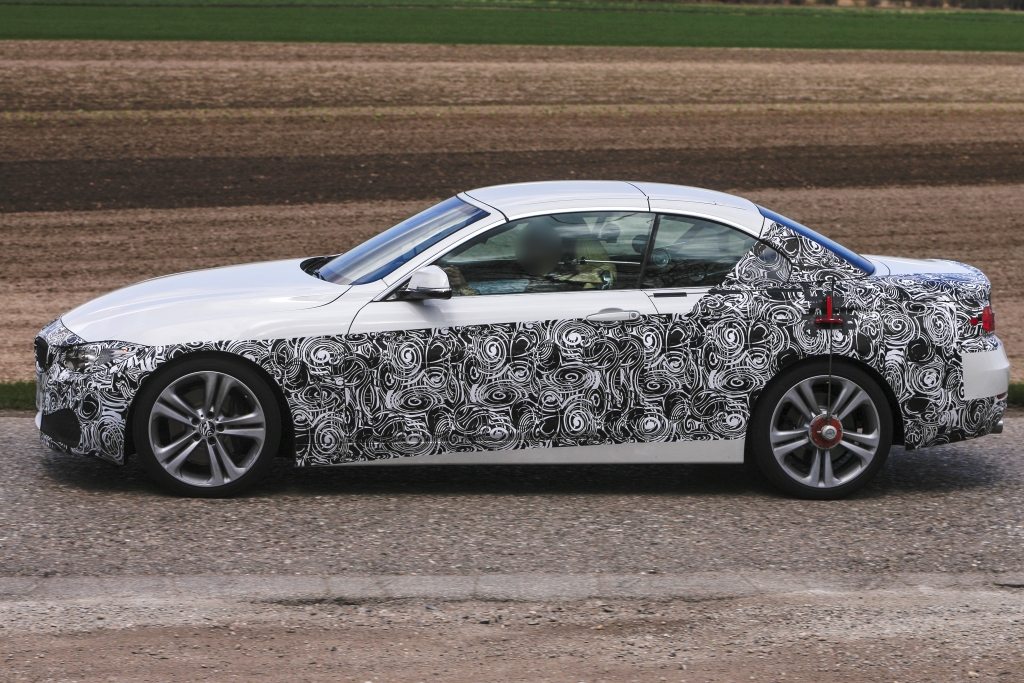 Update: Erwischt: Erlkönig BMW 4er Cabrio – Hoch gestuft und aufgemacht 