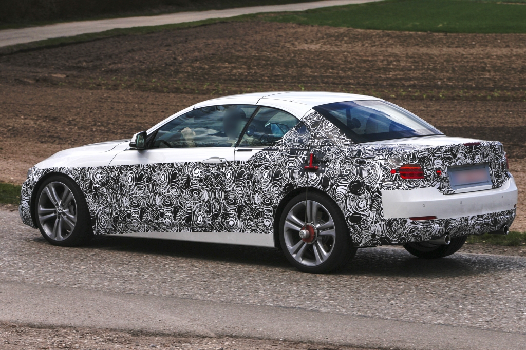 Update: Erwischt: Erlkönig BMW 4er Cabrio – Hoch gestuft und aufgemacht 