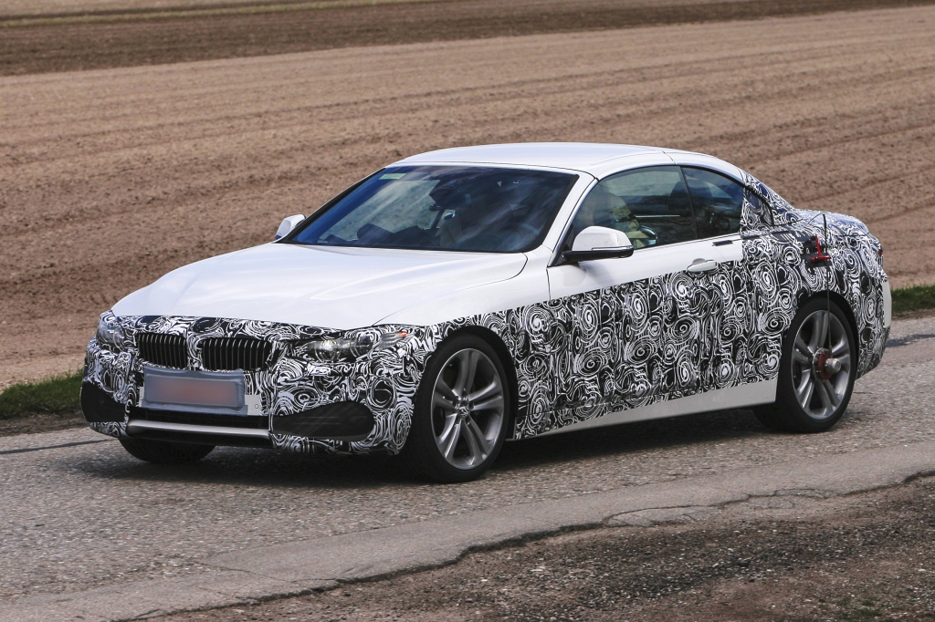 Update: Erwischt: Erlkönig BMW 4er Cabrio – Hoch gestuft und aufgemacht 