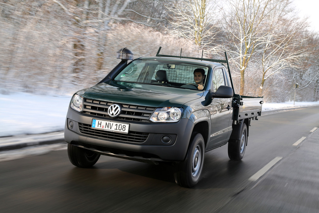 Volkswagen bietet Amarok als Dreiseitenkipper an