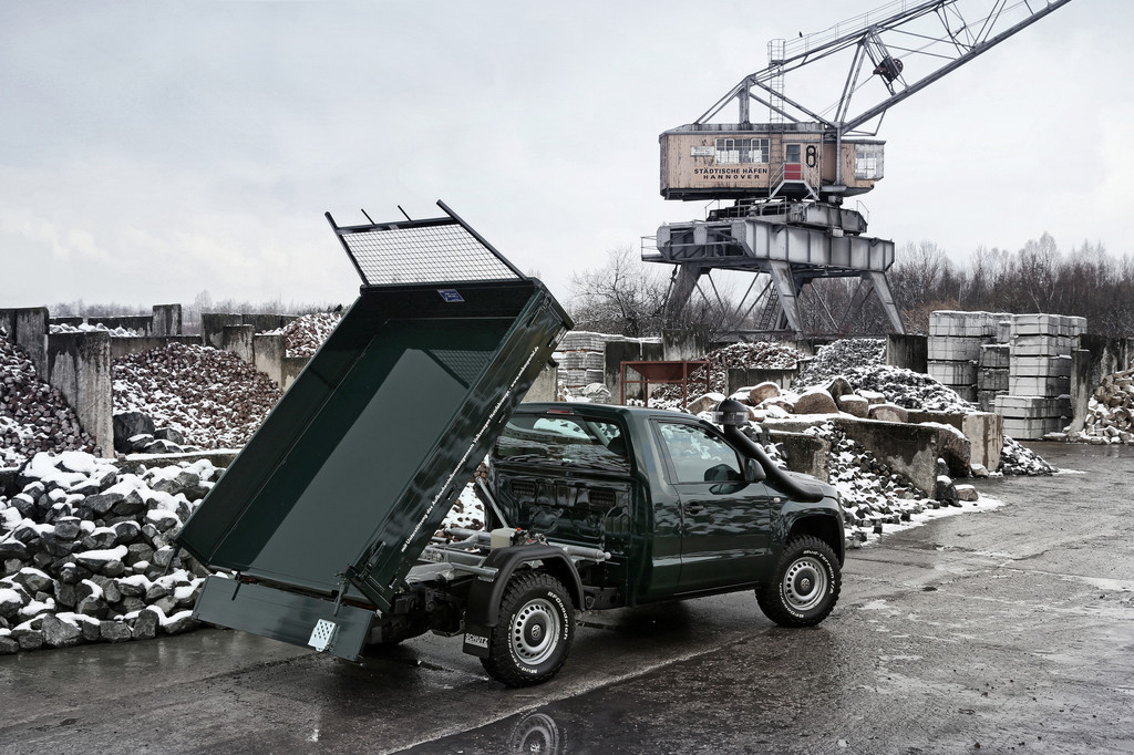 Volkswagen bietet Amarok als Dreiseitenkipper an