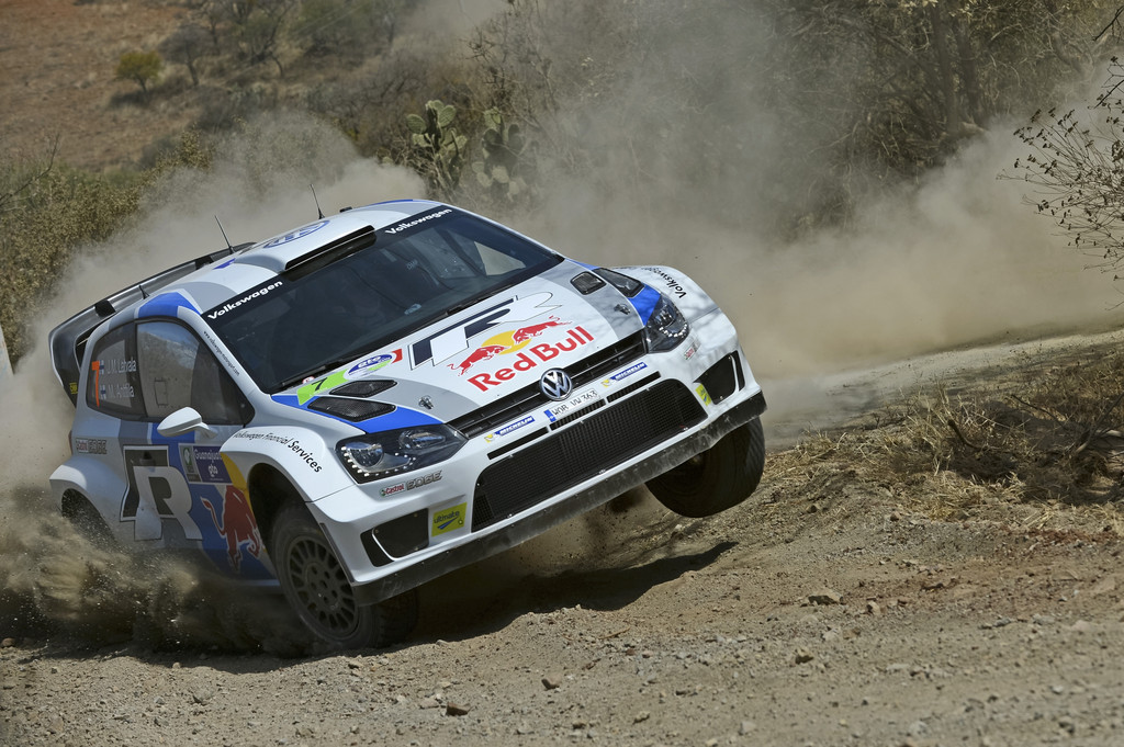 WRC 2013: Drei VW Polo WRC in Portugal