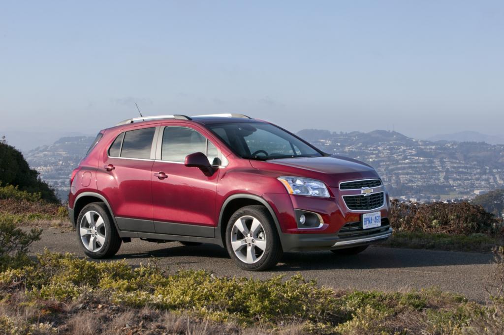 Am besten unter den vier getesteten Autos schloss der Chevrolet Trax beim Crashtest ab