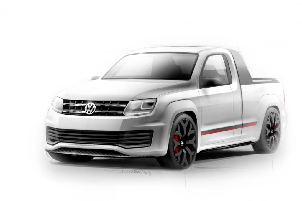 Auch eine Studie des Amarok steht am See