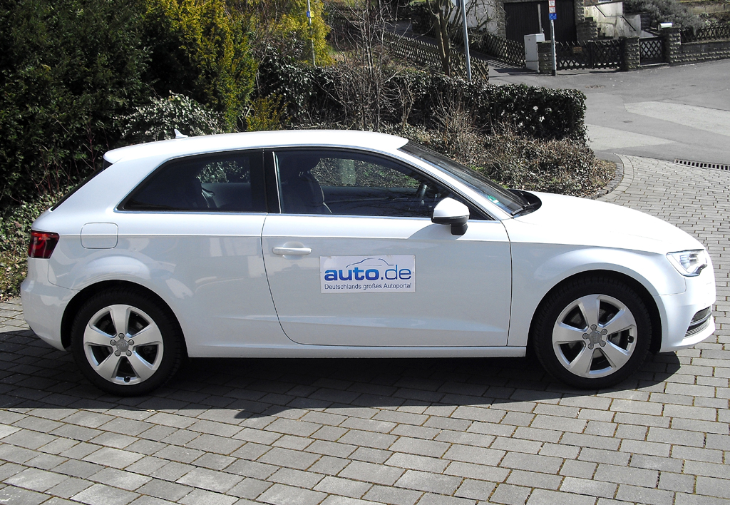 Audi A3: Und so sieht der Dreitürer von der Seite aus.