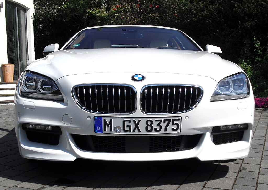 BMW 6er Gran Coupé: Blick auf die Frontpartie.
