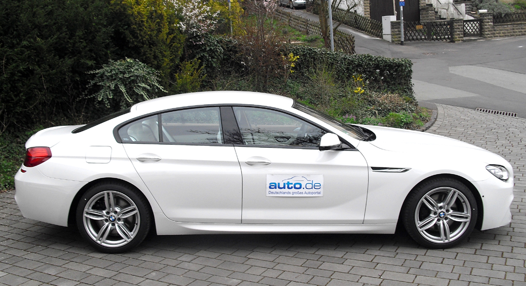 BMW 6er Gran Coupé: Und so sieht der formschöne Viertürer von der Seite aus.