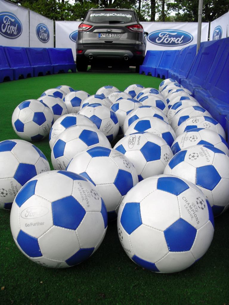 Das Champions-League-Finale nutzte auch Ford wieder zu fußballerischem Wettbewerb.
