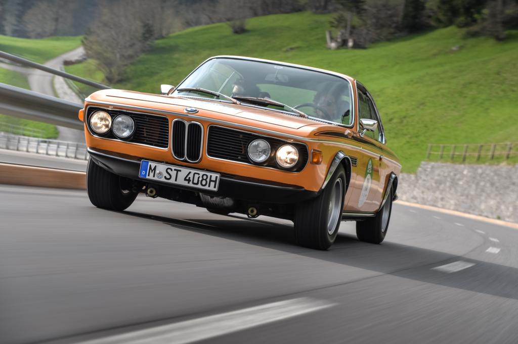 Der BMW E9 machte rund um den Bodensee eine gute Figur
